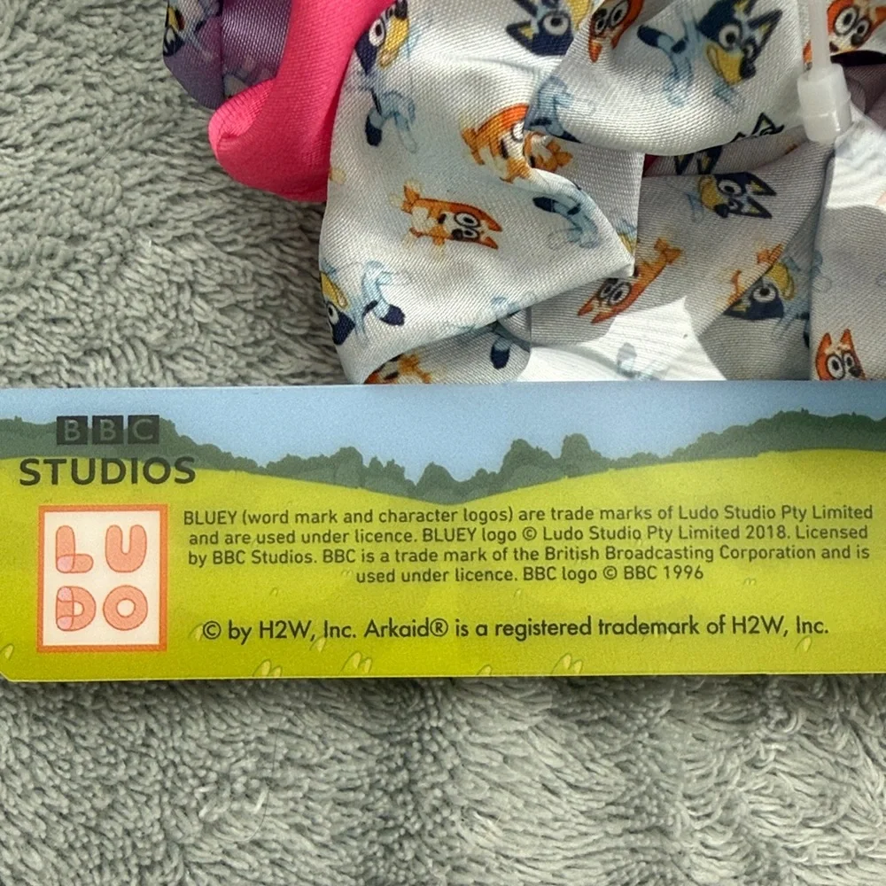Kids Sunglasses & Hair Ties Set - Blue and Pink , Purple and White